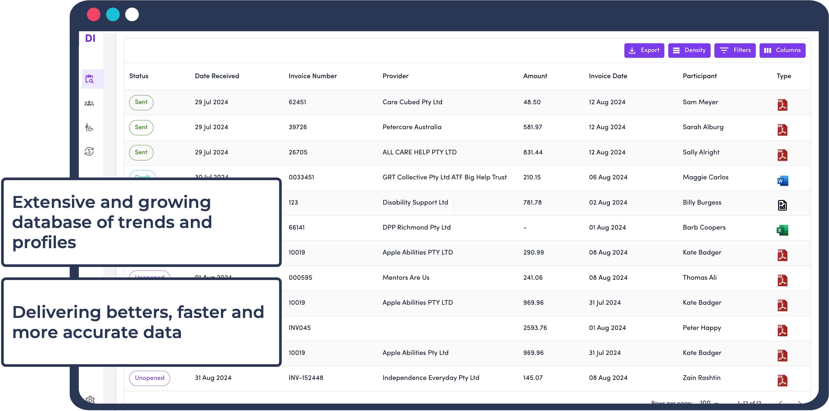 quickclaim invoice data capture